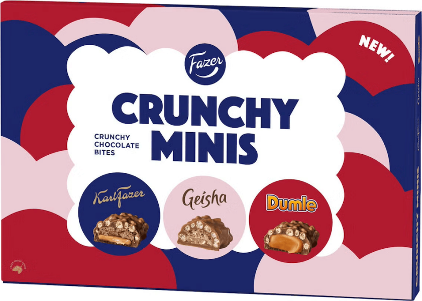 Crunchy Minis chokladpraliner 148g