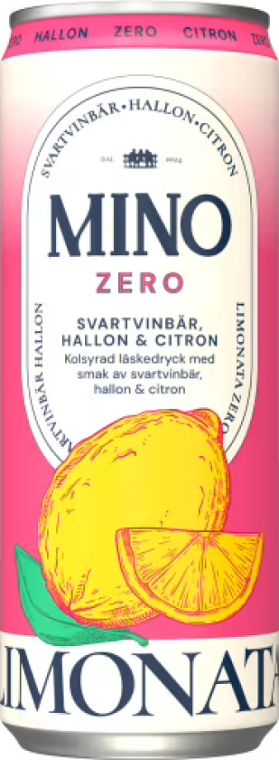 Zero Limonata Svartvinbär Hallon 33cl
