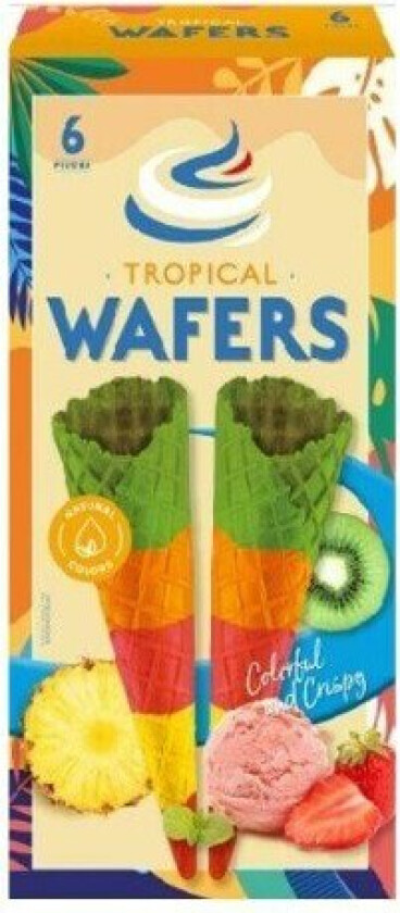 Tropical Wafers 6-pack 110g(BF:2025-11-11)