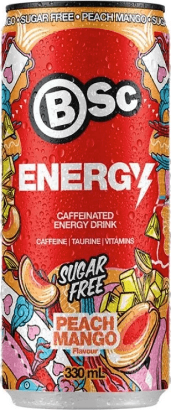 BSC Energy Drink Persika/Mango 330ml