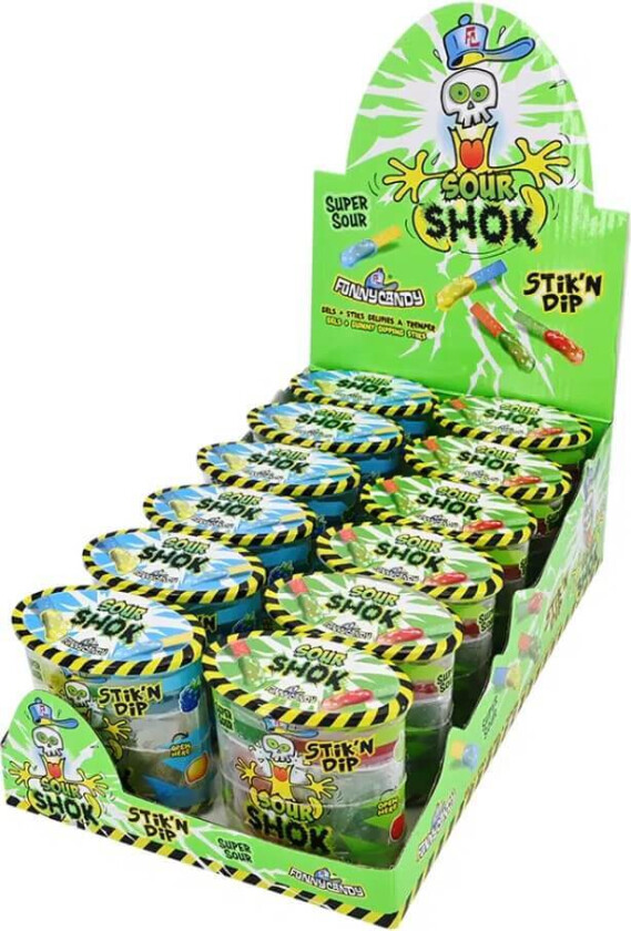 Sour Shok Stik'n Dip 60g (1st)