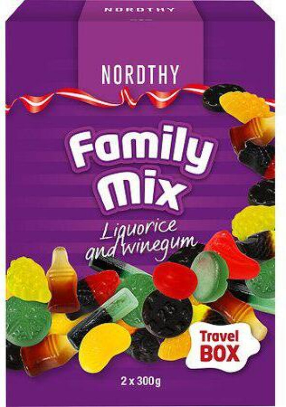Licorice and Winegum Family Mix 600g