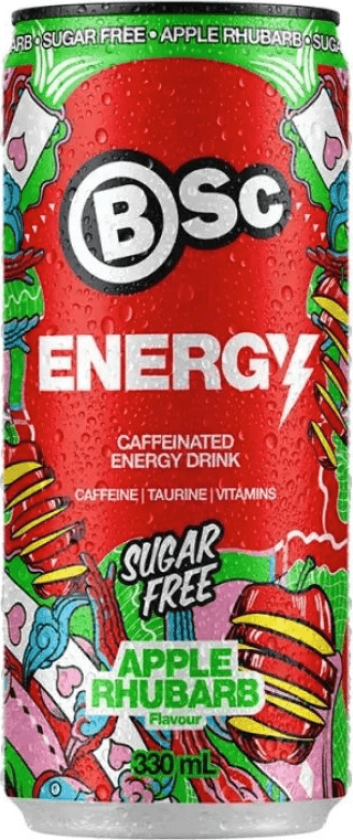 BSC Energy Drink Äpple-Rabarber 330ml
