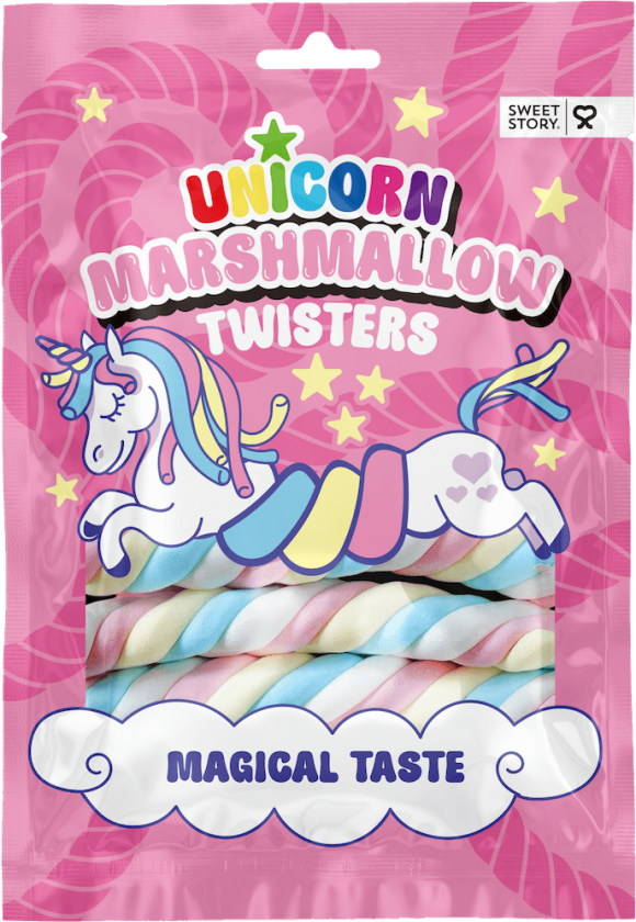 Marshmallow Unicorn Twisters 50g