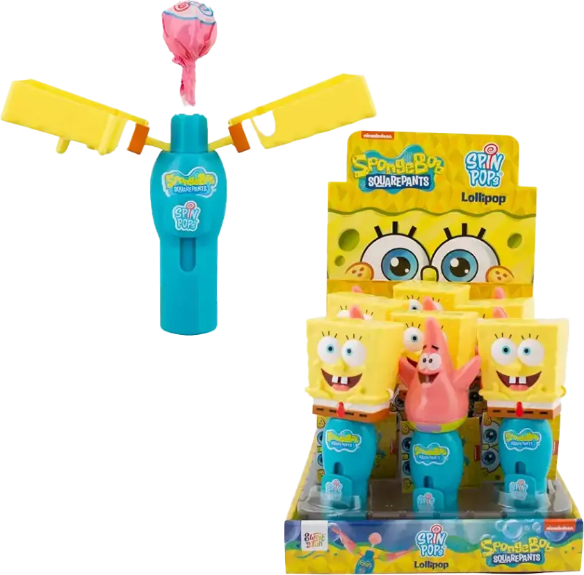 SpongeBob Spin Pops Lollipop 8g