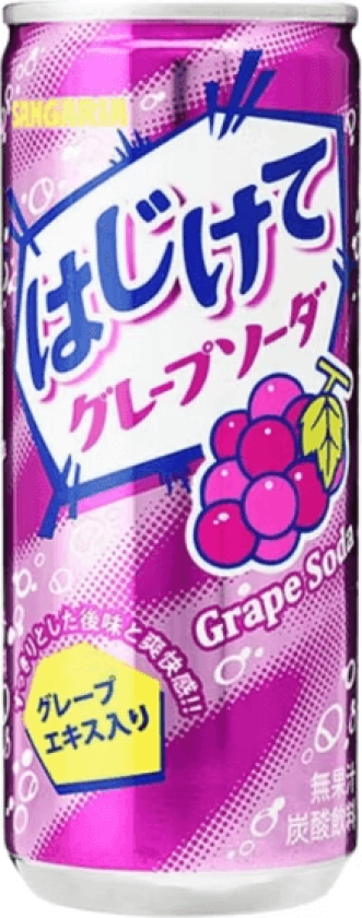 Hajikete Soda Grape 250ml
