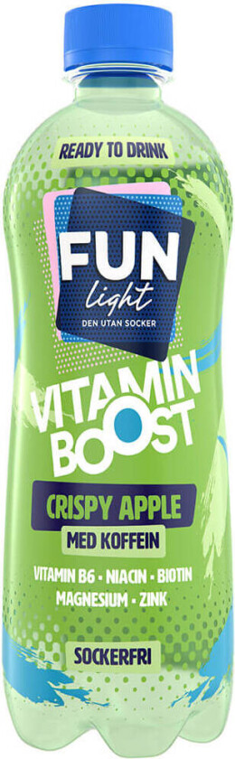 FUN Light RTD Crispy Apple Koffein 500ml