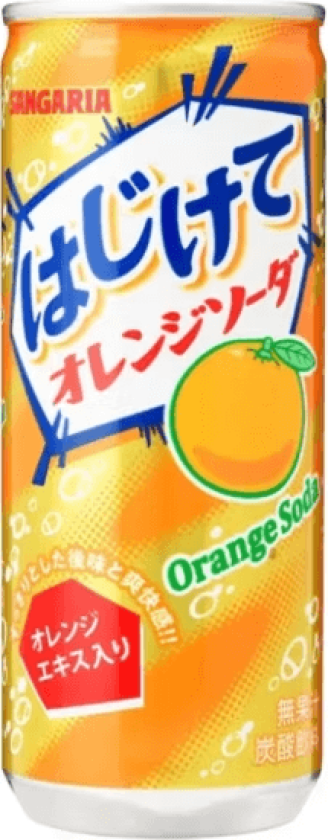 Hajikete Soda Orange 250ml