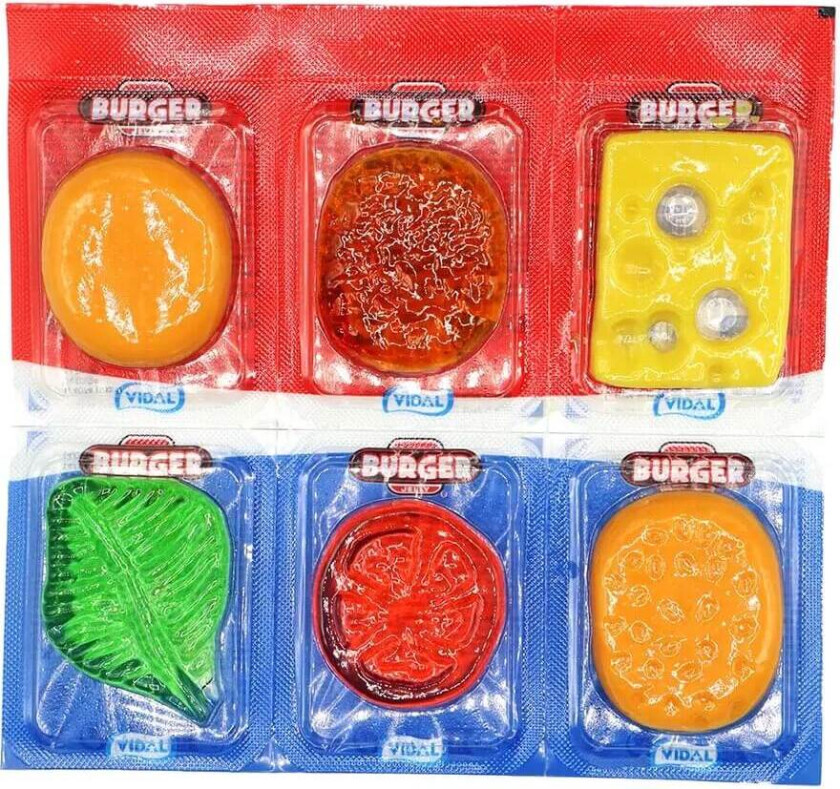 Burger Jelly 6-pack 66g