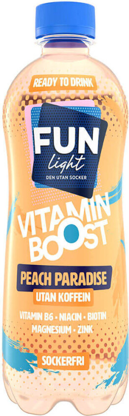 FUN Light RTD Peach Paradise Koffeinfri 500ml
