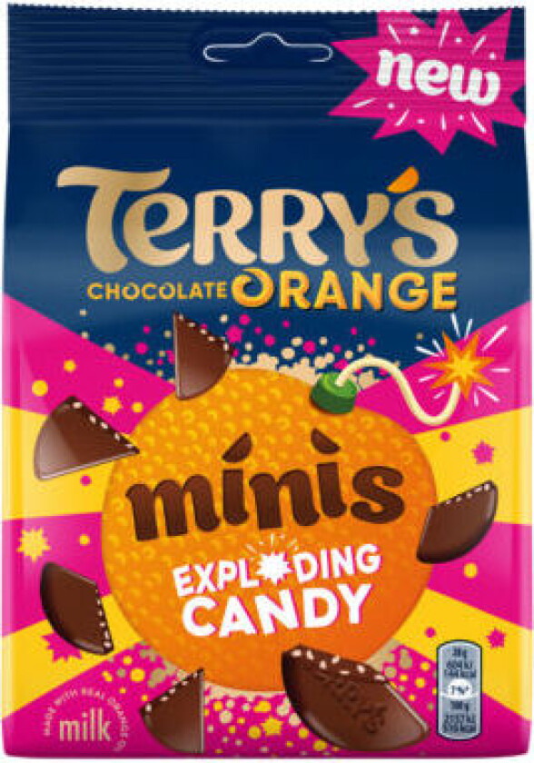 Orange Minis Exploding Candy 105g