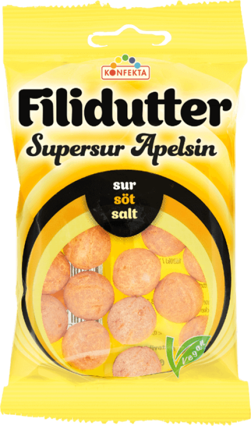 Supersur Apelsin 65g
