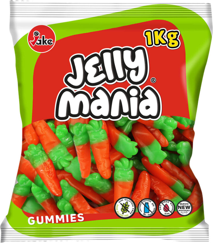 Jelly Mania Carrots 1kg