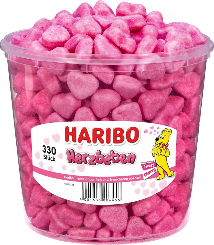 Haribo Herzbeben Sweet Cherry 1.2kg