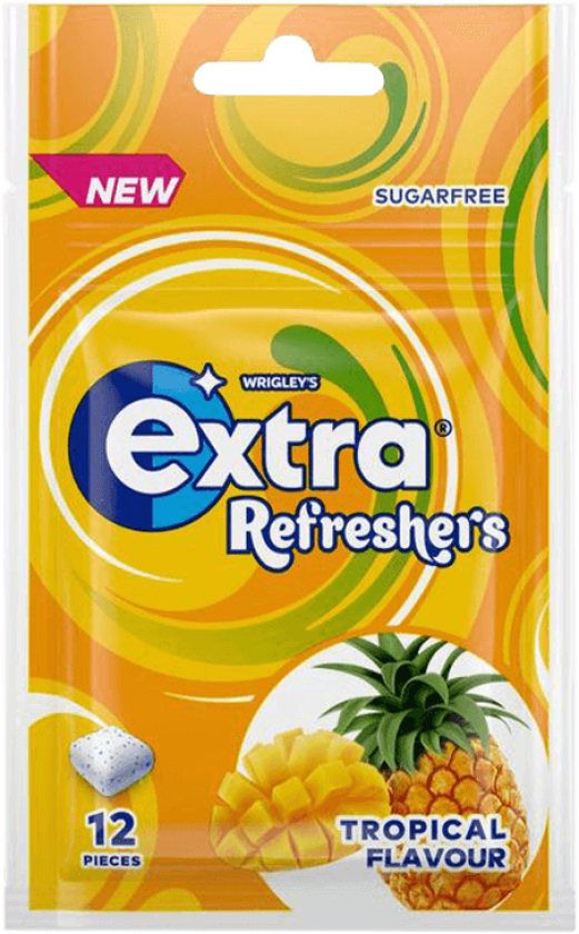 Extra Refreshers Tropical Flavour 26g