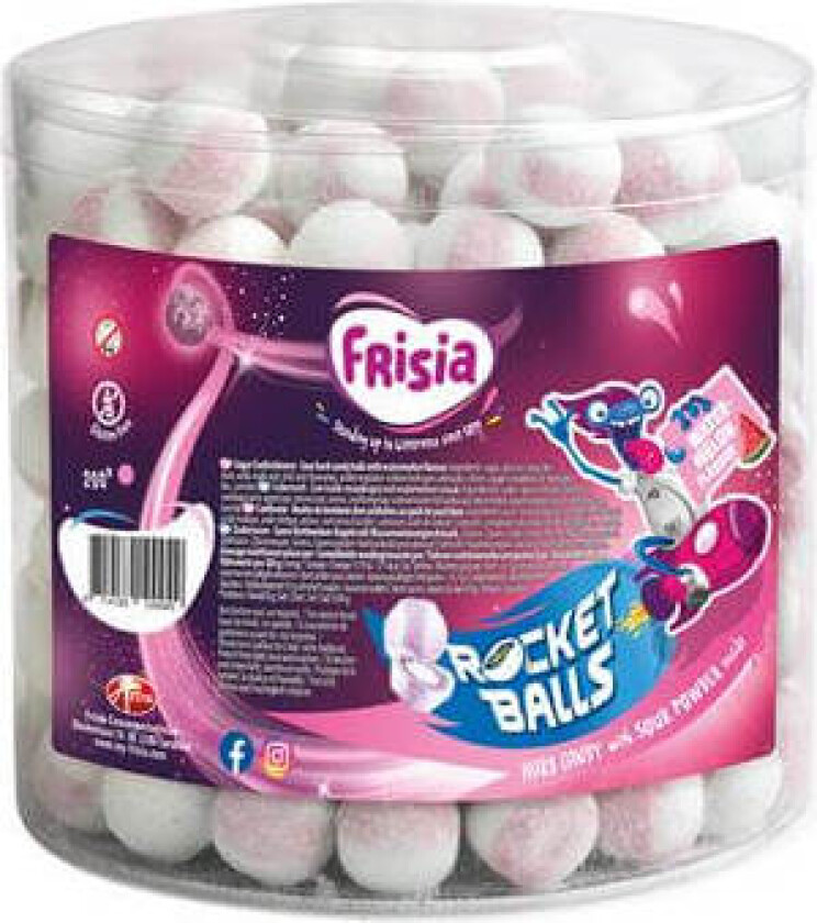 Rocket Balls Sour Watermelon 200st