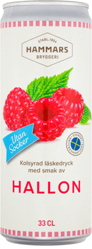 Hammars Hallon Utan Socker 33cl