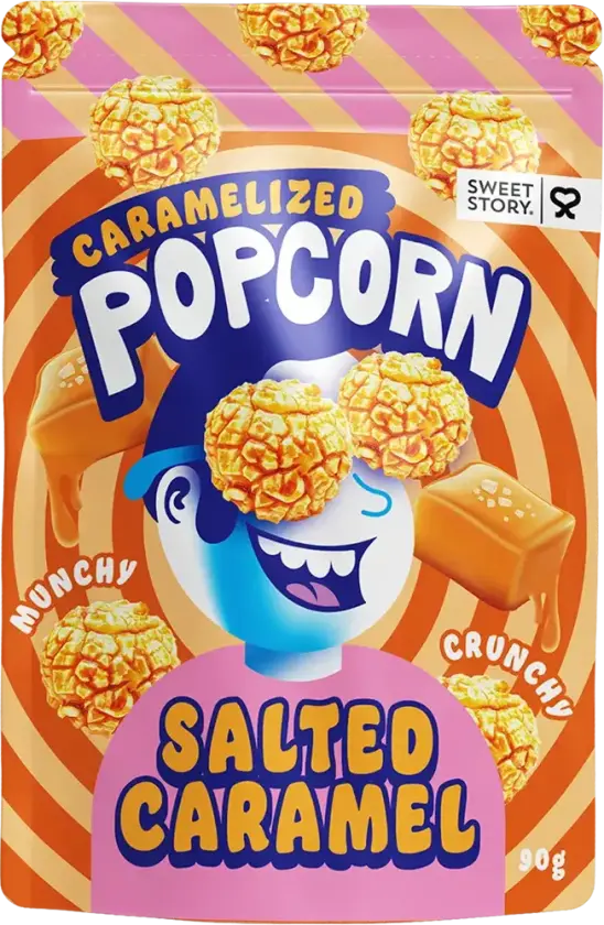 Bilde av Caramelized Popcorn - Salted Caramel 90g (BF: 2025-11-27)