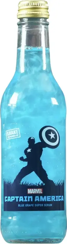 Marvel Captain America Blue Grape Super Serum Soda 330ml