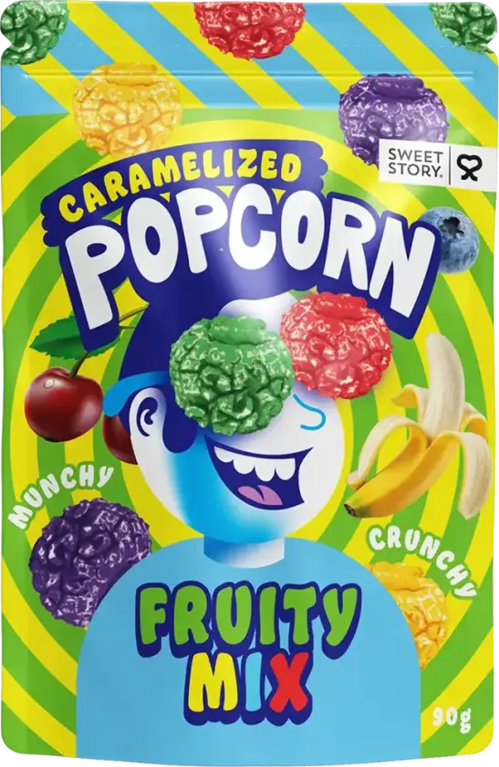 Caramelized Popcorn - Fruity Mix 90g (BF: 2025-11-24)