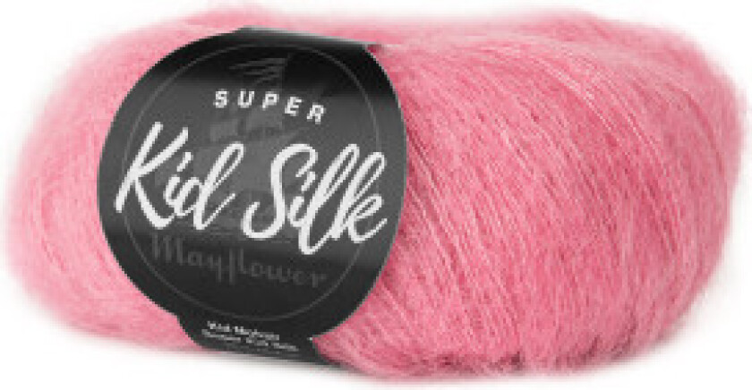 Super Kid Silk Garn Unicolor 61 Heahter Rose