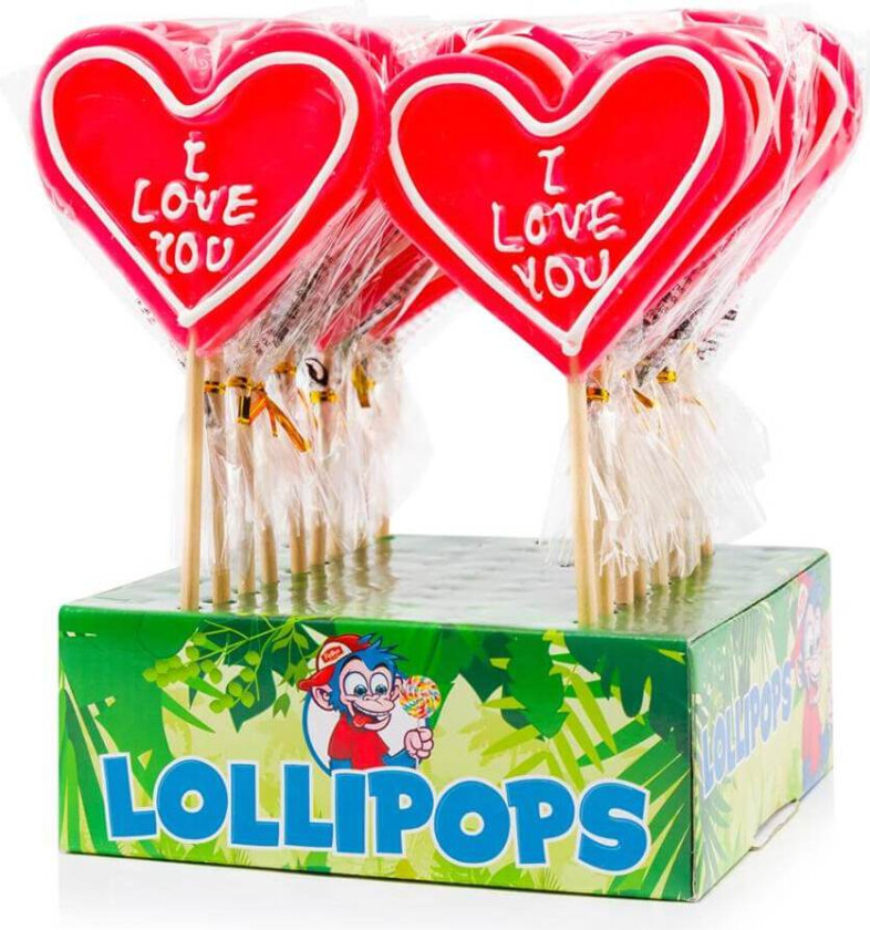 Lolly Heart I Love You 80g (1st)
