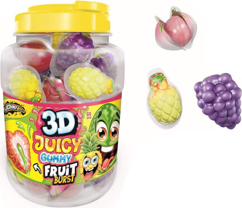 3D Juicy Gummy Fruit Burst 18g (1st)