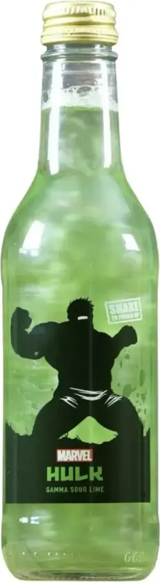 Bilde av Marvel Hulk Gamma Sour Lime Soda 330ml