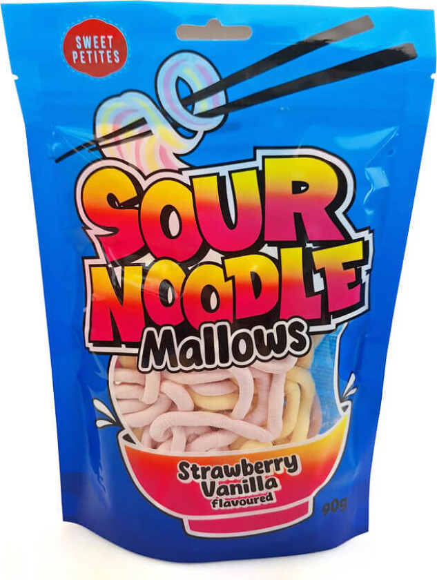 Sweet Petites Sour Noodle Mallows 90g