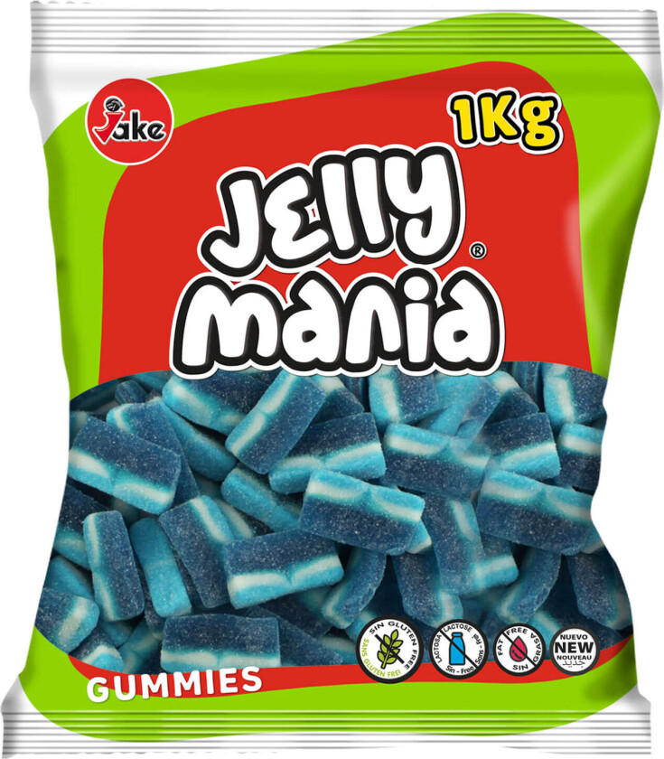 Jelly Mania Sour Blue Raspberry 1kg