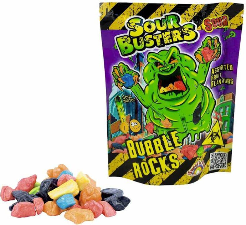 Sour Busters Bubble Rocks 50g