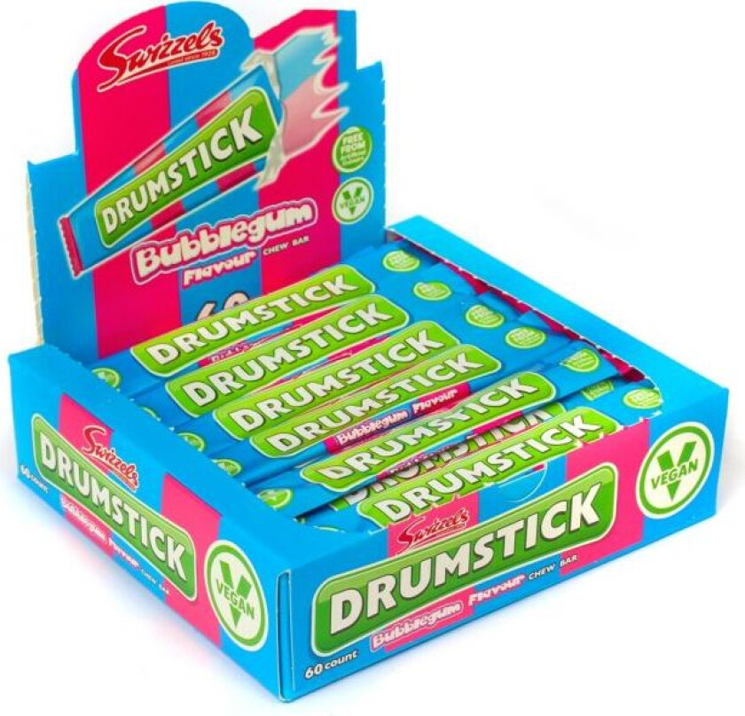 Drumstick Chew Bar Bubblegum 60st