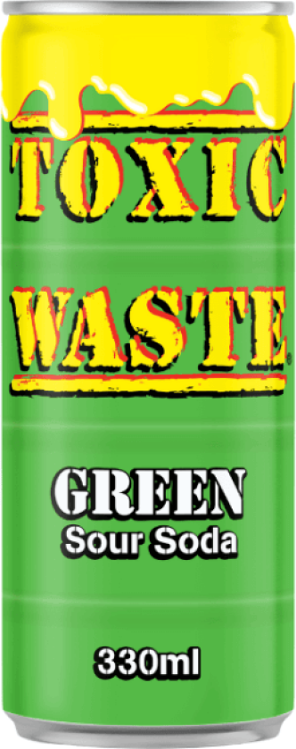 Toxic Waste Green Sour Soda 33cl