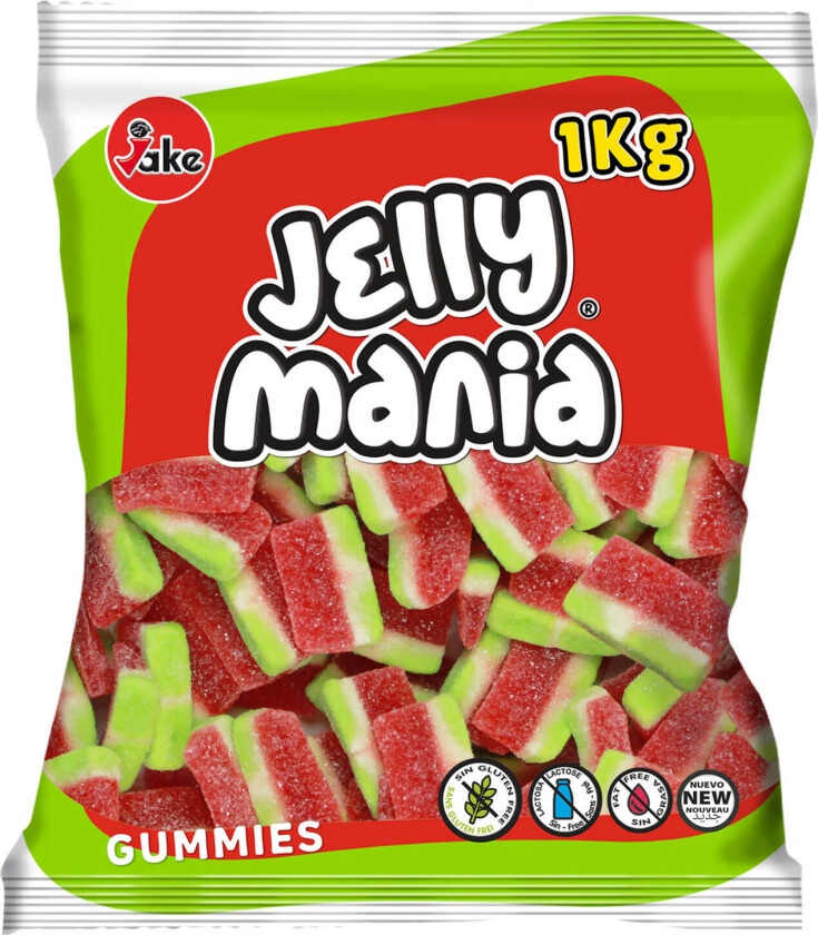 Jelly Mania Sour Watermelons 1kg