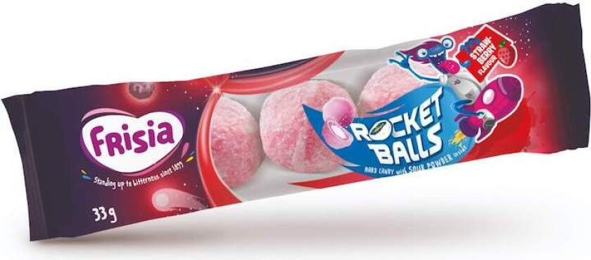 Rocket Balls - Strawberry 33g (1st)