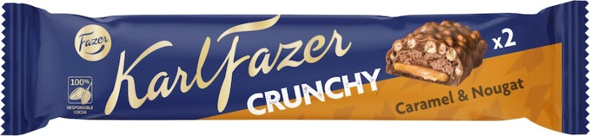 Karl Fazer Crunchy Caramel & Nougat 55g
