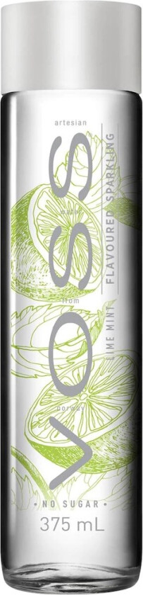Bilde av Lime Mint Sparkling Water (glas) 375ml