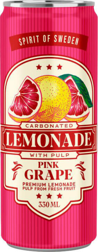 Spirit of Sweden - Lemonad Pink Grape 33cl