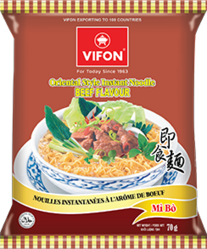 Bilde av Vifon Instant Noodle - Oriental Style Beef Flavour 70g