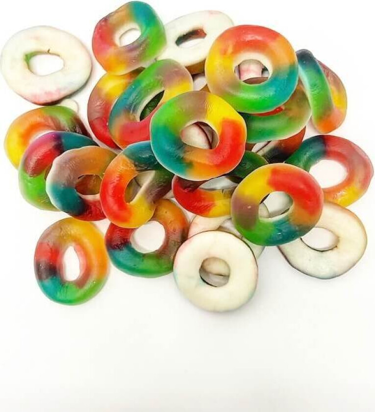 Jelly Rainbow Rings 1kg