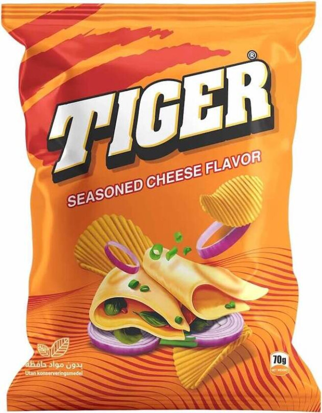 Tiger Chips Cheese 70g