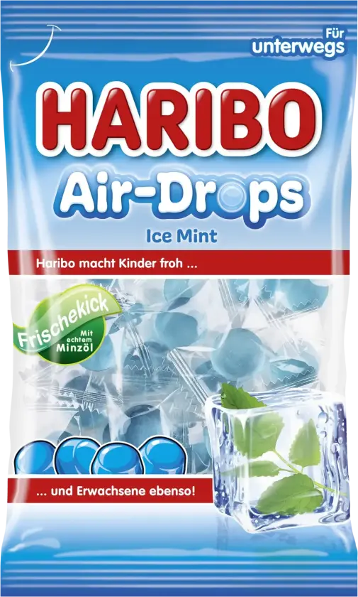 Haribo Air-Drops Ice Mint 100g