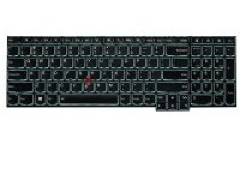 04Y2485, Tastatur, Norsk, Bakgrunnsbelyst tastatur, , ThinkPad T540/T540p/W540