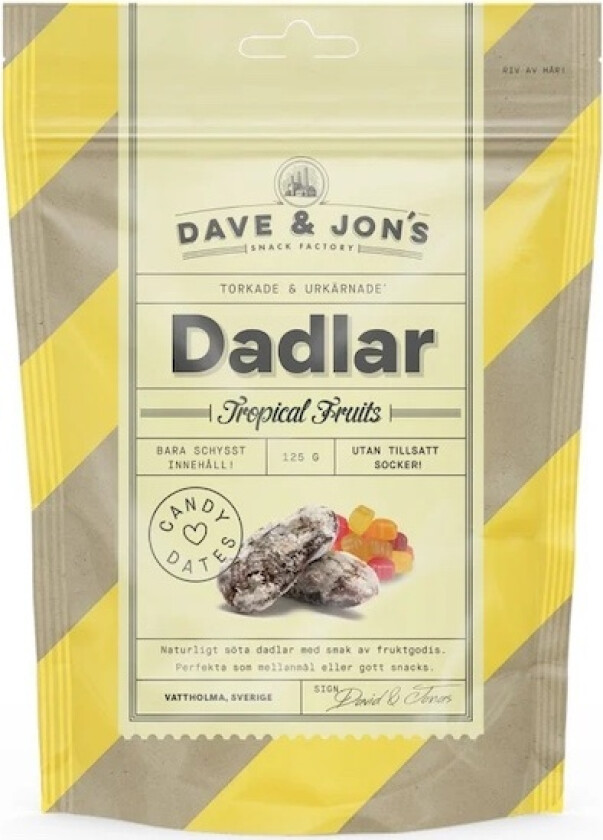 Bilde av Dadlar Tropical Fruits 125g