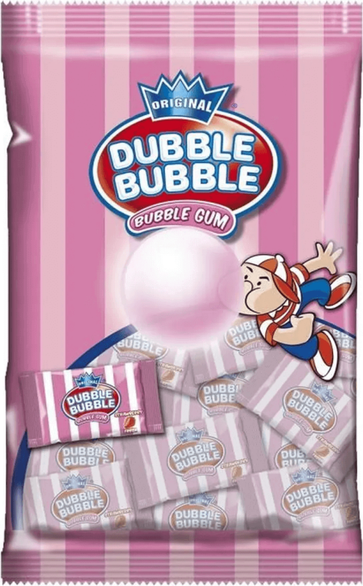 Dubble Bubble Strawberry Gum 85g