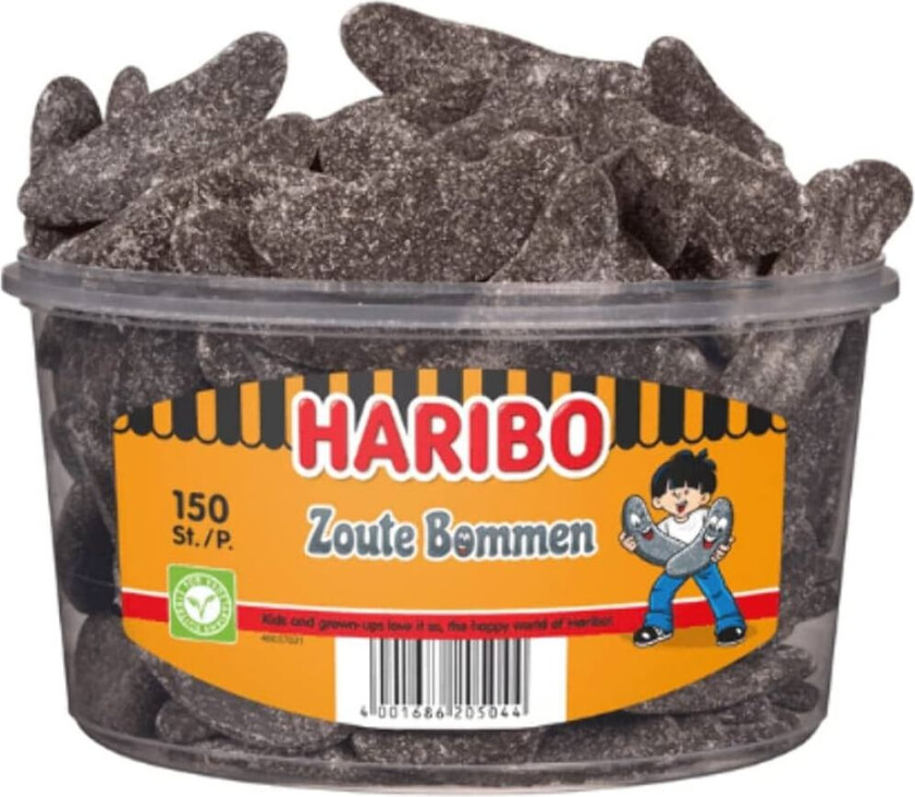 Haribo Zoute Bommen 1.35kg
