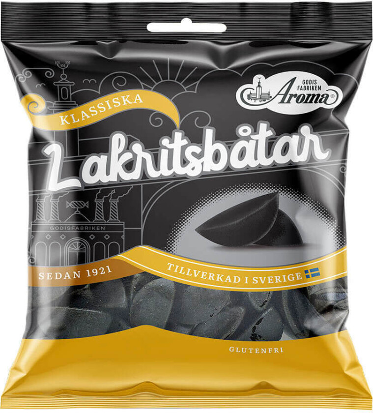 Aroma Lakritsbåtar 125g
