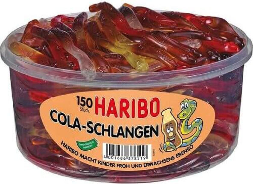 Haribo Cola Schlangen 1.05kg