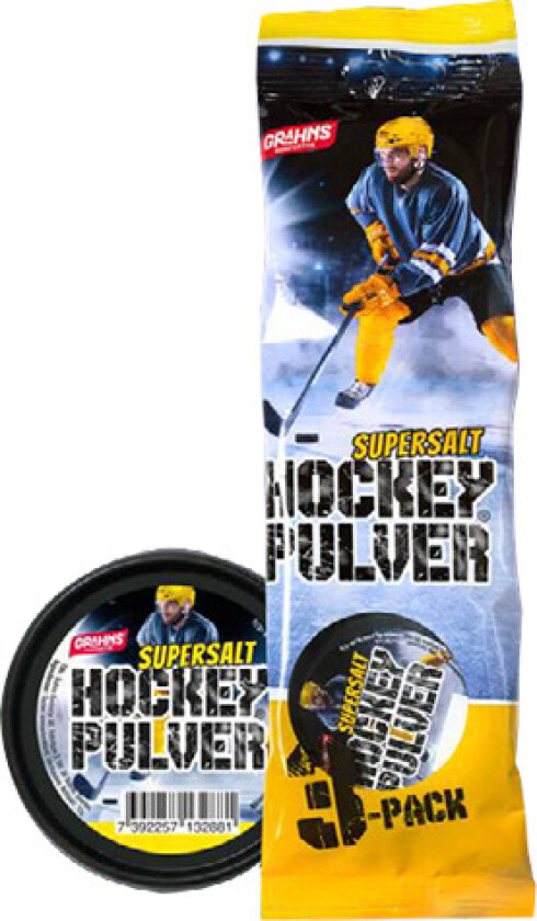 Hockeypulver Supersalt 3-pack (36g)