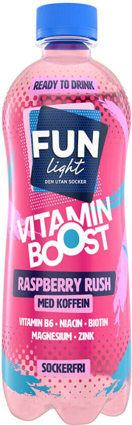 FUN Light RTD Raspberry Rush Koffein 500ml